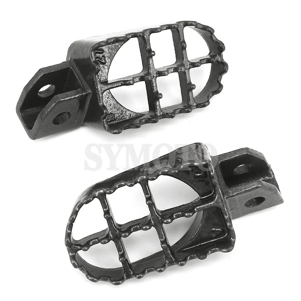 Dirt Motorcycle foot pegs Footrest Pedal For YAMAHA YZ80 YZ125 / YZ250 YZ500 WR200 WR250 WR500 For HONDA XR350 XR400 XR450 XR500