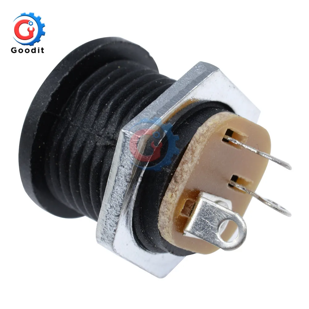 10Pcs DC-022 5.5-2.1 / 5.5 x 2.1mm DC Power Socket/ DC Connector Panel Mounting DC022