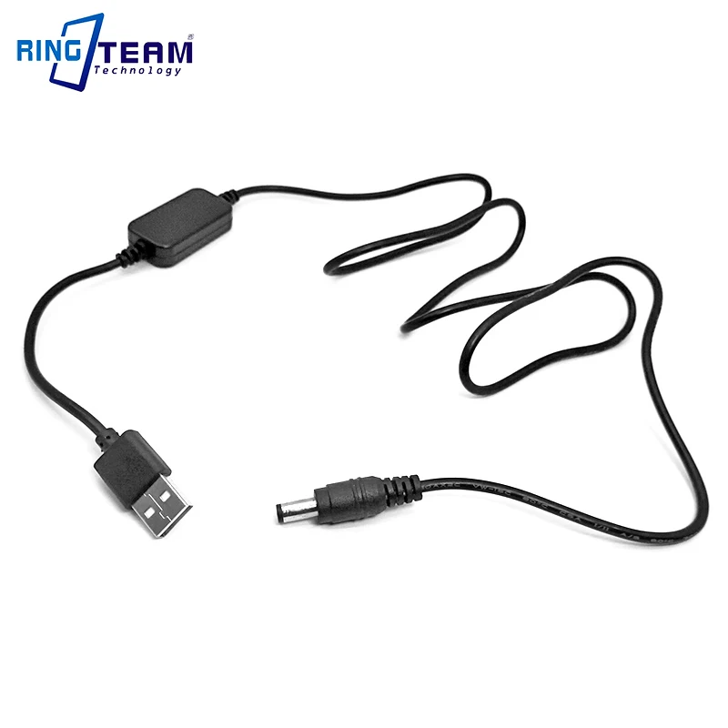 DC 5V USB Drive Cable Adapter for Camera DC Coupler PW20 AC-PW20 FW50 Canon DR-E6 (ACK-E6) LPE6 DR-E18 (ACK-E18) LPE17 DR-400