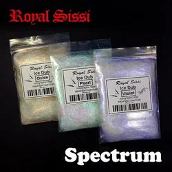 New 3bags Spectrum Fly tying Ice Dub 3styles laminated prism ice dubbing holographic synthetic pearlescent fibers ice body hair