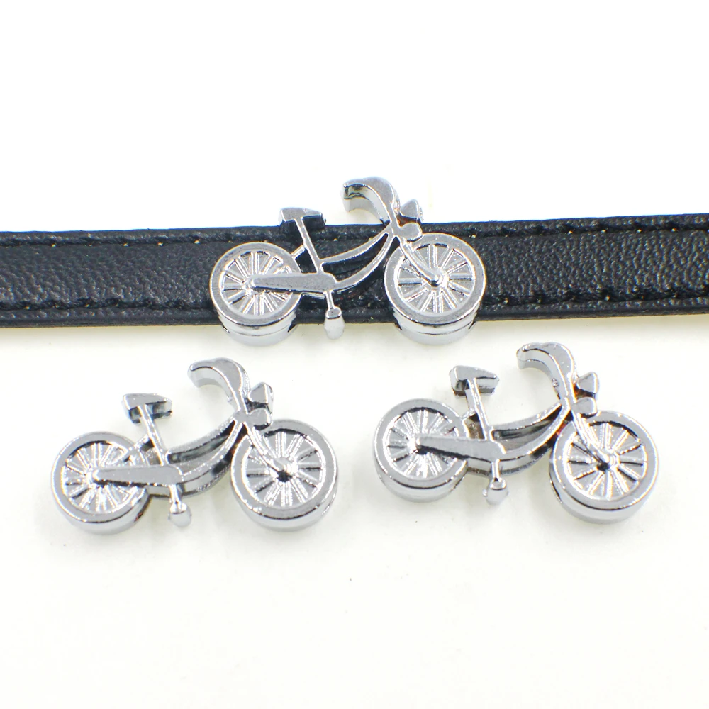 5pcs Bicycle Eagle Infinite love Internal Dia.8mm Slide Charms Jewelry Finding Fit 8mm Wristband Pet Collar Key Chain