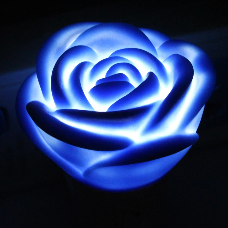 

Rose Led flower light Red/Blue/Pink lamp room home decoration bedside novelty night light luminaria nightlight 110V 220V