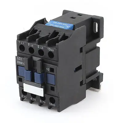 AC 220V 3 Phase Plastic Motor Control Contactor LC1-D0910