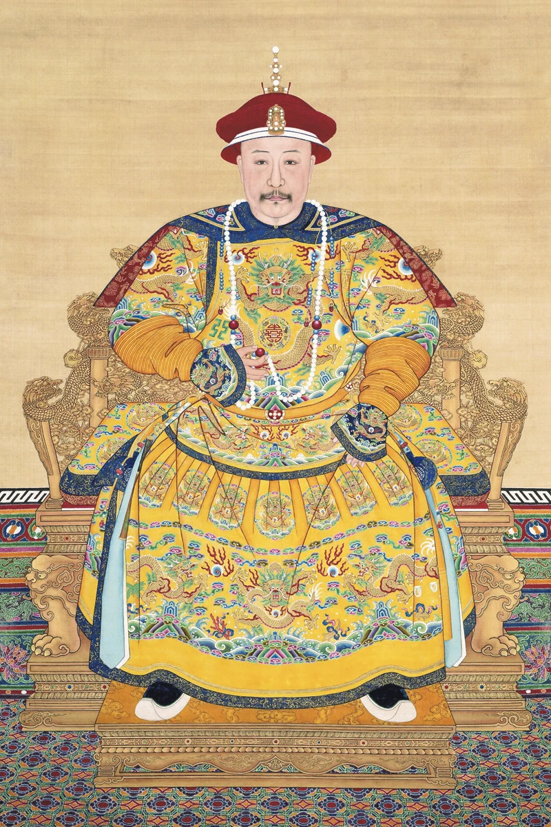 

Frameless painting Chinese style traditional painting emperor portrait giant poster Wall Decorative Art home decor