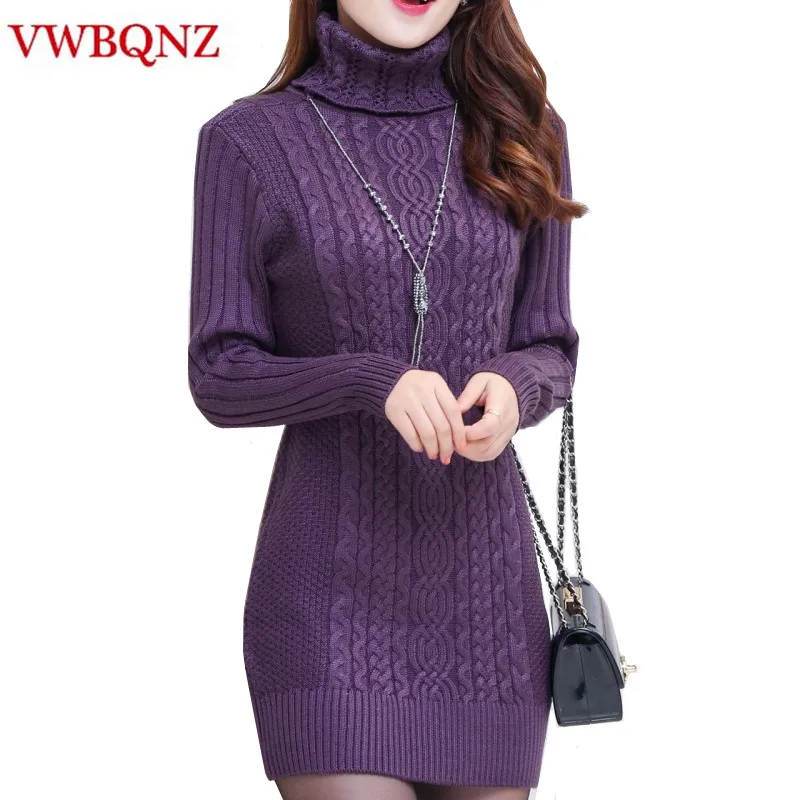 Autumn Winter New Women Turtleneck Warm Sweaters Slim Thick Female Sweater Knitted Slim Pullover Ladies Casual Shirt Clothing