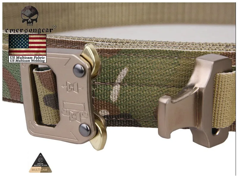 Emersongear-Men's Hard Multicam Belt, Airsoft Combat Belt, 1.5 Inch, EM9250