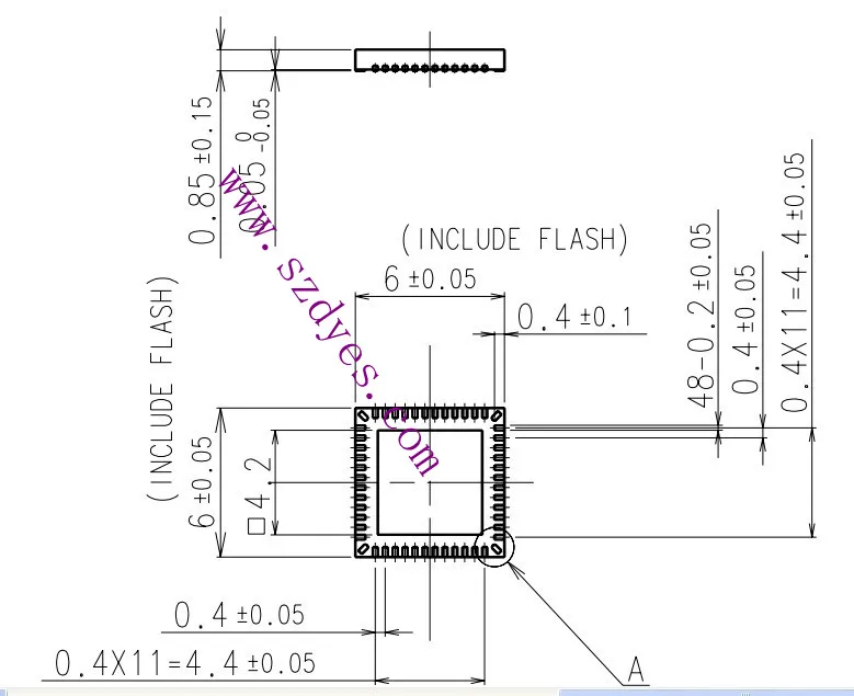 Clamshell 100%New&Original  QFN52 LMF52 DFN52 6*6*0.5MM  IC Burning seat Adapter testing seat Test Socket test bench in stock