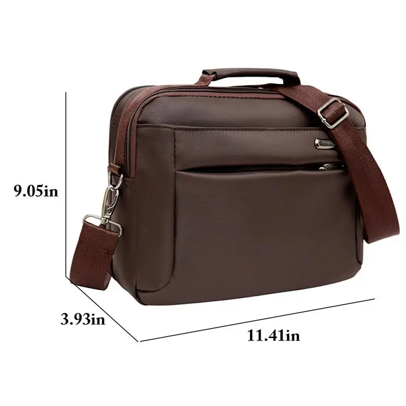 2019 New Men Oxford Handbag Zipper Men Business Polyester Laptop Soft Handle Briefcases Bags Shoulder Crossbody Bag