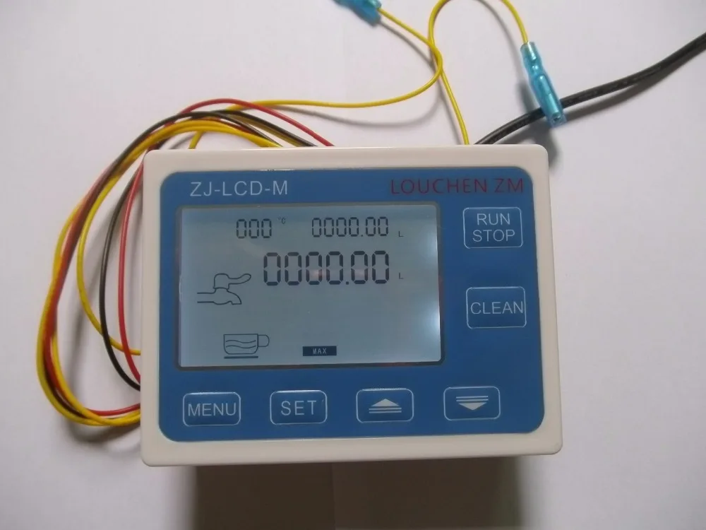 Czujnik przepływu sterowania wyświetlacz LCD ZJ-LCD-M przepływomierz ekranu