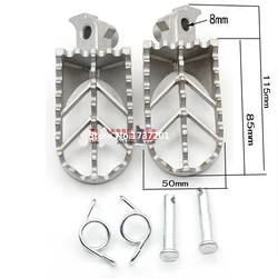 New Foot Rest Pegs Motorcycle Stainless Steel Motorcycle Footpegs For CRF50 XR50 XRF70 CRF70 Pit Dirt Motor Trail Bike Motocross