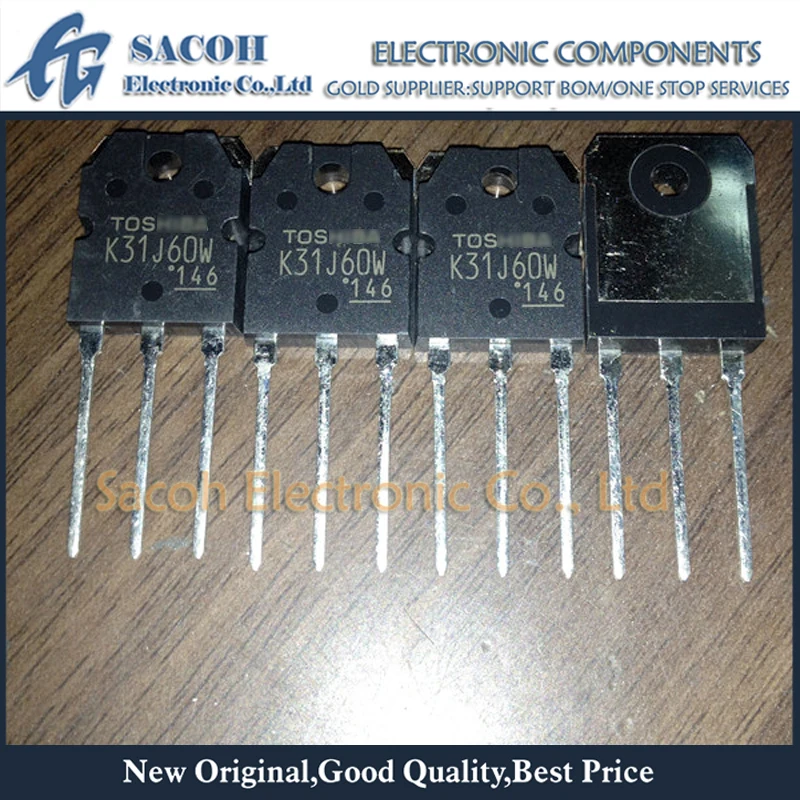 New Original 1Pcs/Lot TK31J60W K31J60W OR TK31J60W5 K31J60W5 TO-3P 30.8A 600V N-Channel MOSFET Transistor