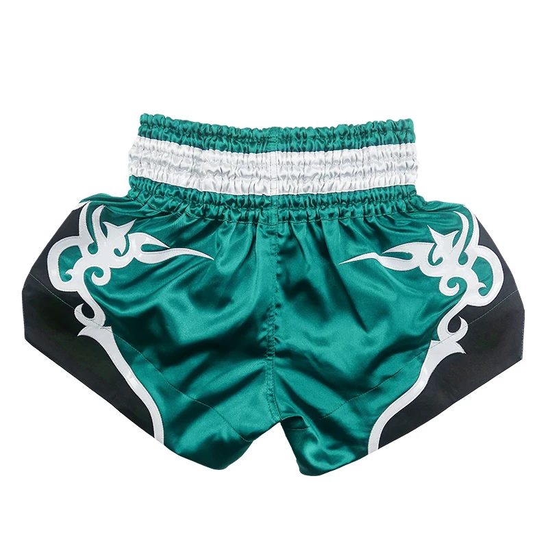 Fluory  Men Women Kids Fight shorts Boxing Pants Shorts embroidery MMA Shorts Muay thai shorts for combat games