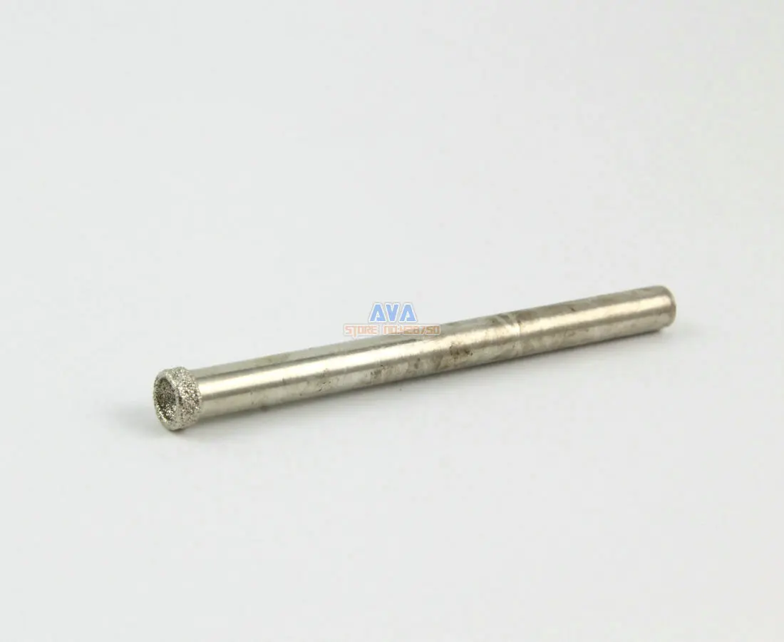 

10 Pcs 4mm Diamond Mounted Point Spherical Concave Head Grinding Bit Grit 80