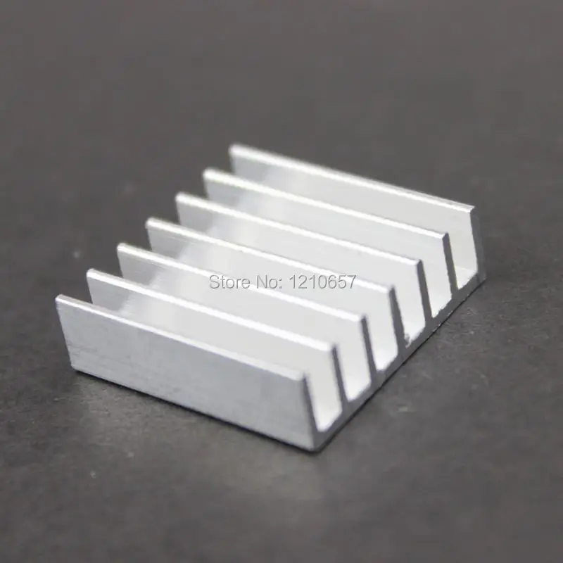 100 pieces lot Heat sink Cooling Aluminum Heatsink Cooler For DDR VGA Computer 20 x 20 x 6mm 20mm