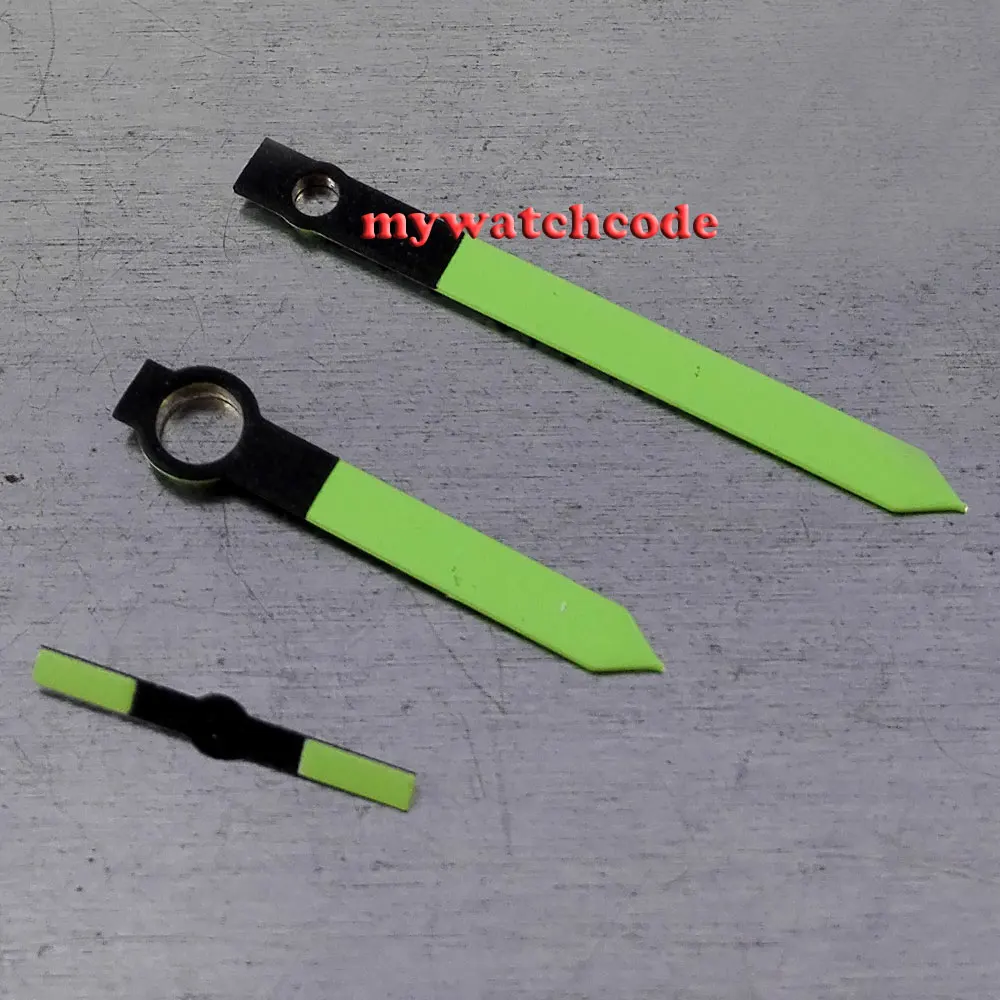 parnis green watch hands for untas ETA 6497 6498 st36 movment 24
