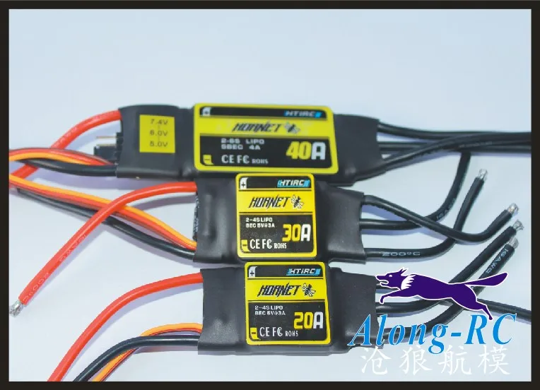 HTIRC HORNET 12A 20A 30A 40A 50A Brushless ESC  for RC Model Airplane Hobby 3D RC Plane Part