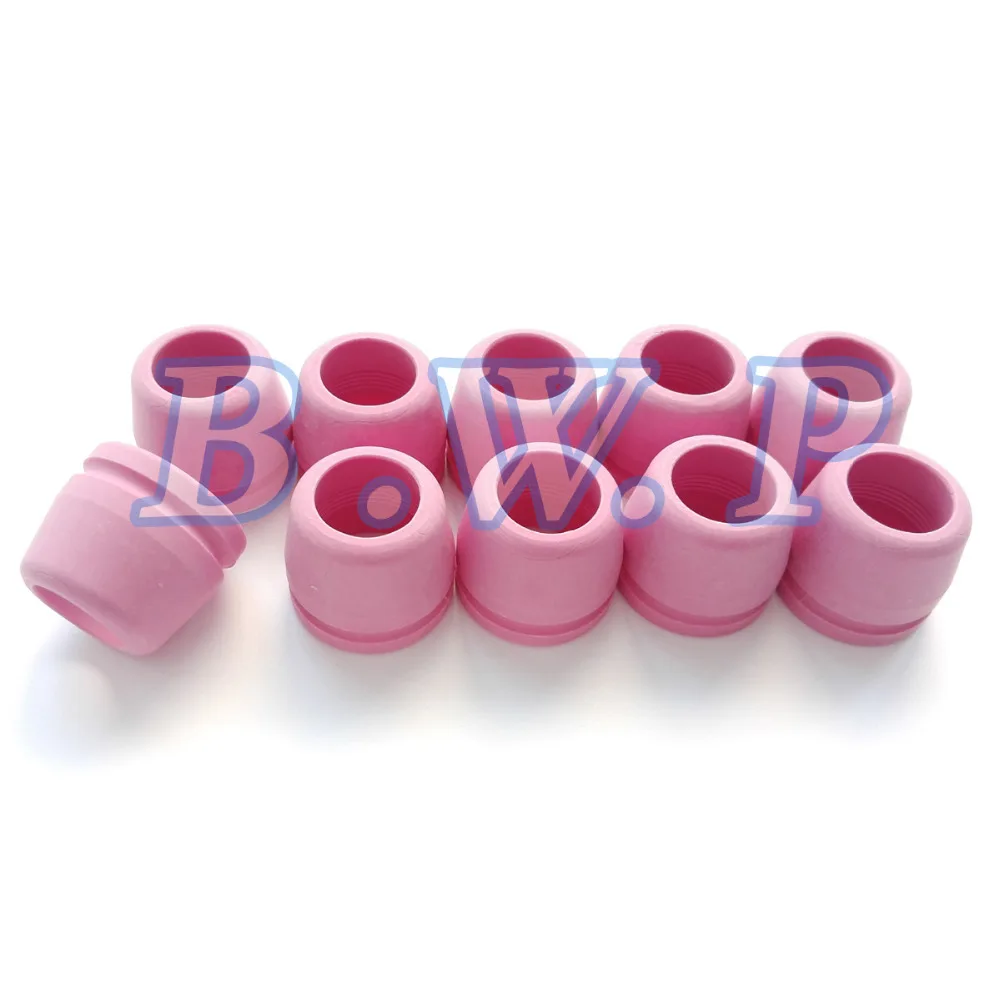 

10Pcs Shield Cup Nozzles Pink For AG-60 SG-55 Plasma Cutting Torch Consumables