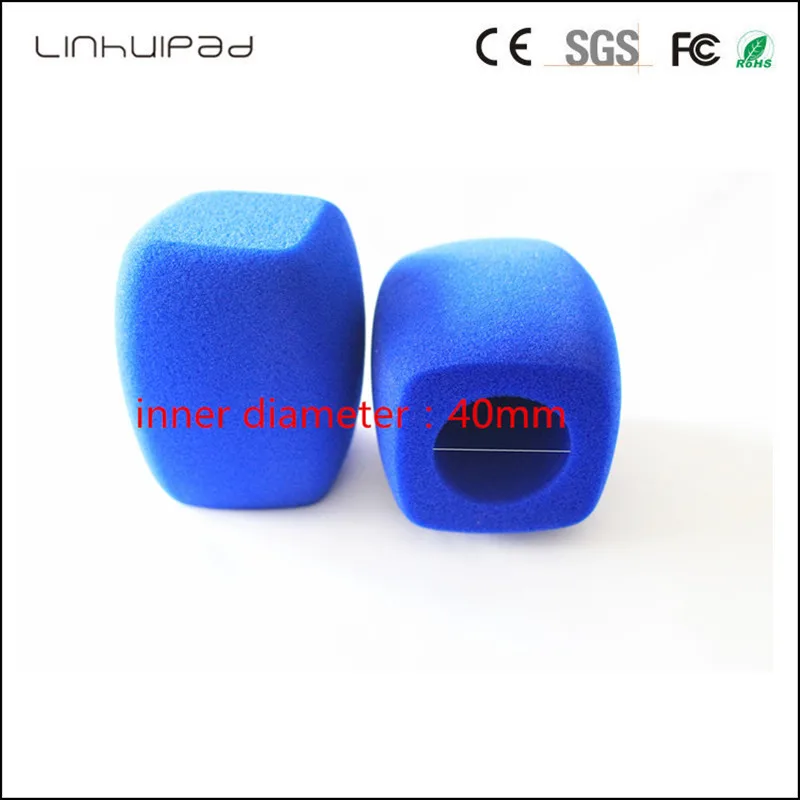 3 اللون quadrilate مقابلة هيئة التصنيع العسكري رغوة الزجاج المحمولة الزجاج الأمامي للتلفزيون محطة البث الفيديو Mic الداخل: Diamete 4 سنتيمتر