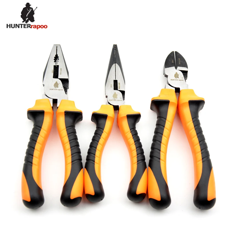 6 inch 160mm Combination Pliers Long Nose Tweezer Diagonal Cutting Nippers Home Repair DIY Hand Tools Garden Fencing