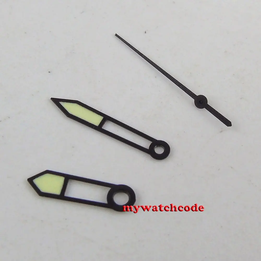 

black edge SUPER LUME green watch hands for Miyota 8205 8215 DG2813 movment