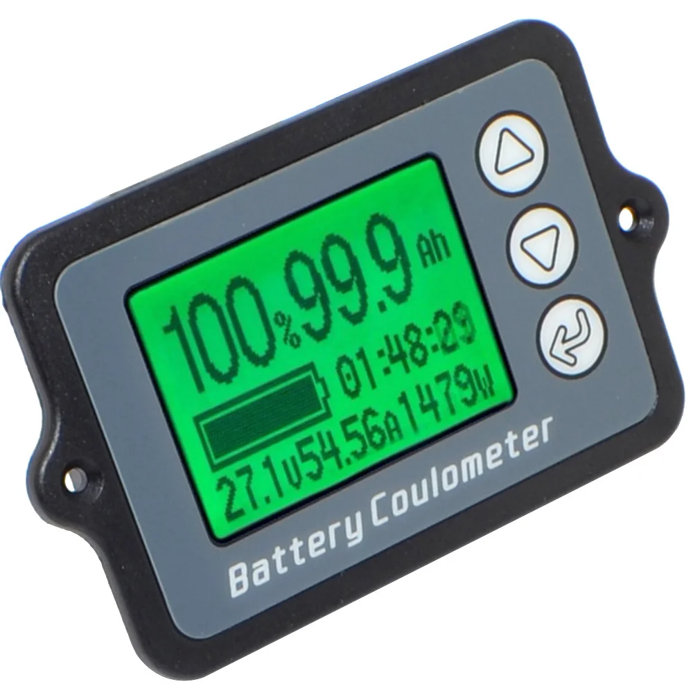 TK15H Battery Tester Battery Capacity Indicator 120V 350A Coulometer Coulomb Counter Meter for LiFePO Battery Monitor