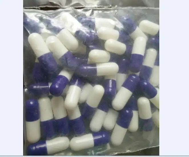 (10,000pcs/pack) Size 3# purple white Color Hard Gelatin Capsule Empty Capsule---Only Joined Available