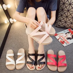 Fashion Slippers Women's Beach Shoes Thick Slip Non-slip Summer Sandals Outdoor Slippers House Slippers Slides