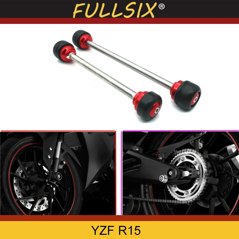 

For YAMAHA YZF R15 V3 V3.0 VVA 2017 2018 2019 Motorcycle Accessories Front Wheel / Rear Wheel Axle Protection Falling Protection