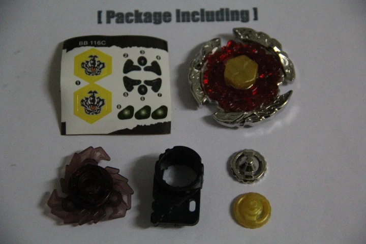  4D RAPIDITY METAL FUSION Toy Rapidity Spinning Top Single Metal Fight BB116C HELL CROWN 130FB