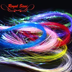 Total 1000strands 4packs set Ice Wing Fiber flat flash Tinsel crystal flashabou saltwater streamer flies fly tying materials