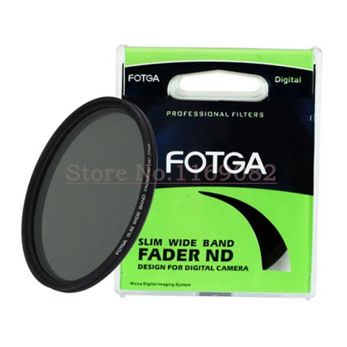 FOTGA 49 52 55 58 62 67 72 77 82mm Slim Adjustable Neutral Density ND Filter Variable Range ND2 to ND400