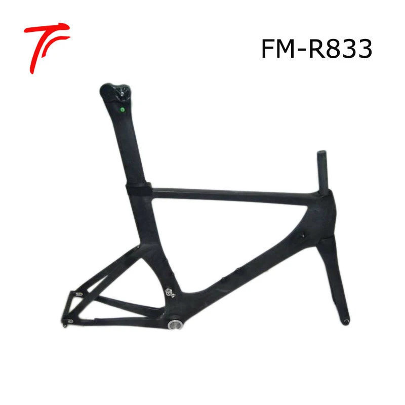 carbon fiber tt frame time trial frameset including frame fork seat post clamp FM-R833