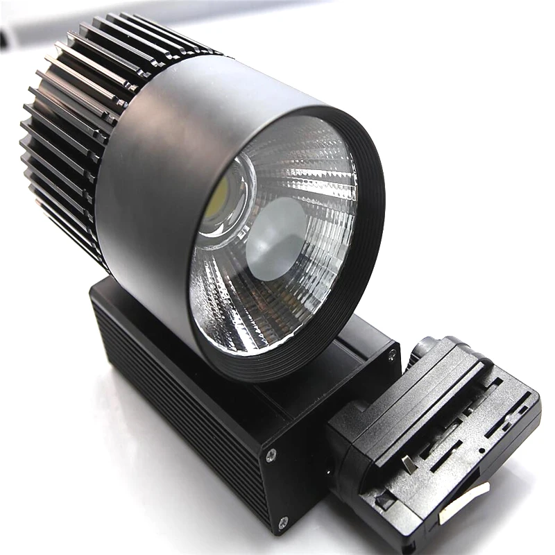 Imagem -04 - Pode Ser Escurecido Fios Fase 35w Cob Led Spotlight Ferroviário Luz Linha Led Luzes da Trilha Iluminação Commerical Substituir Lâmpadas de Halogênio 8x