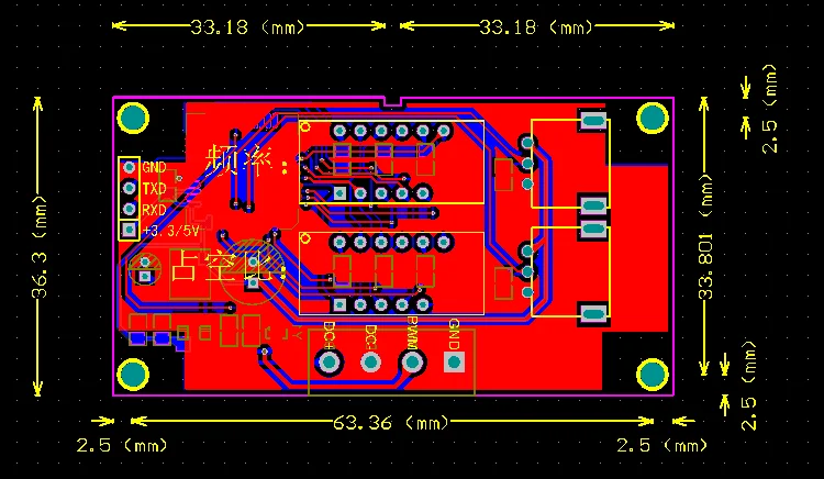 Driving Module of Square Wave Square Wave Signal Generator with Digital Display PWM Pulse Frequency Duty Ratio