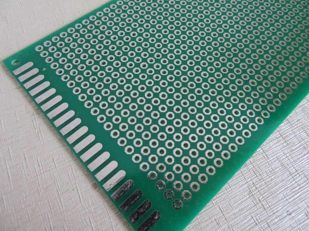 2pcs/lot pitch 3.81mm single Side 9x15cm FR4 Fibreglass PCB Printed prototype Circuit Board Matrixboard Lochraster terminal