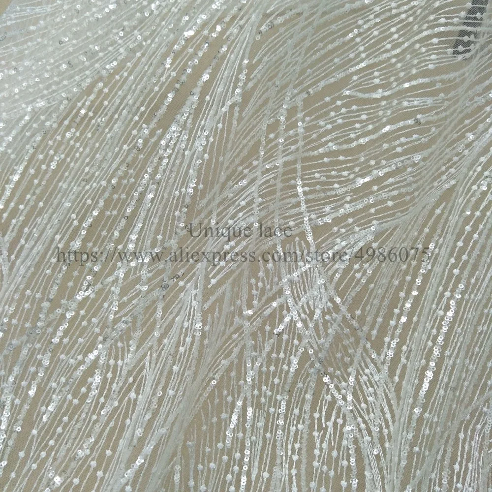 Newest bridal Fashion french lace fabric 51 inches wedding dress fabric lace fabric ivory wedding dress lace