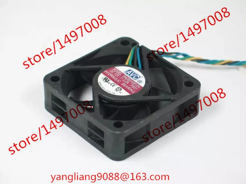

AVC DA05015R12H PS01 DC 12V 0.20A 50x50x15mm Server Cooling Fan