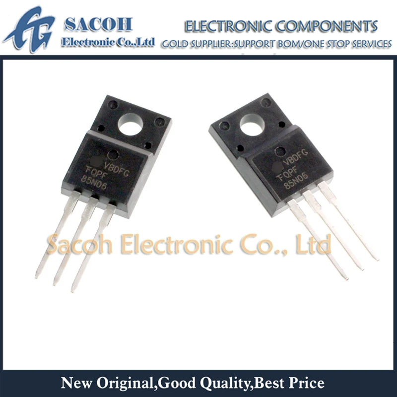 

New Original 10Pcs/Lot FQPF85N06 FQPF80N06 OR FQPF80N10 OR FQPF70N06 OR FQPF70N08 OR FQPF70N10 TO-220F 85A 60V Power MOSFET