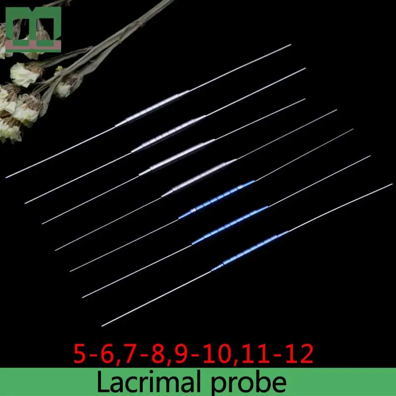 

Lacrimal probe titanium alloy stainless steel 5-6/7-8/9-10/11-12 ophthalmic instruments Surgical tools