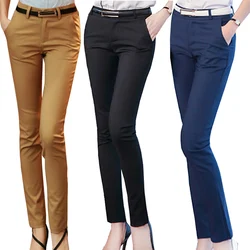 Women Pencil Pants  Autumn High Waist Ladies Office Trousers Casual Female Slim Bodycon Pants Elastic Pantalones Mujer