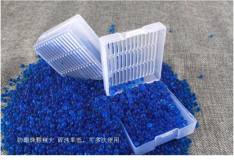 2 PCS Silica Gel Desiccant Humidity Moisture Absorb Box Reusable Packing Supply Recyclable