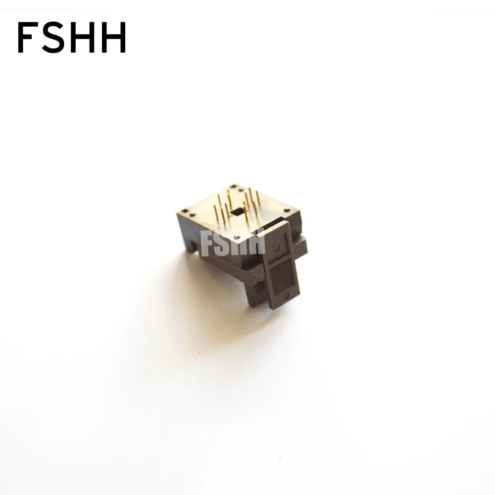 WSON12 DFN12 QFN12 MLF12 ic 테스트 소켓 크기 = 5mmX5mm 피치 = 1.27mm