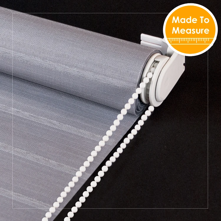 SCHRLING настраиваемый размер тканевые оконные жалюзи Shangri-la алюминиевая трубка ревственные шторы для кухни 28 мм трубка