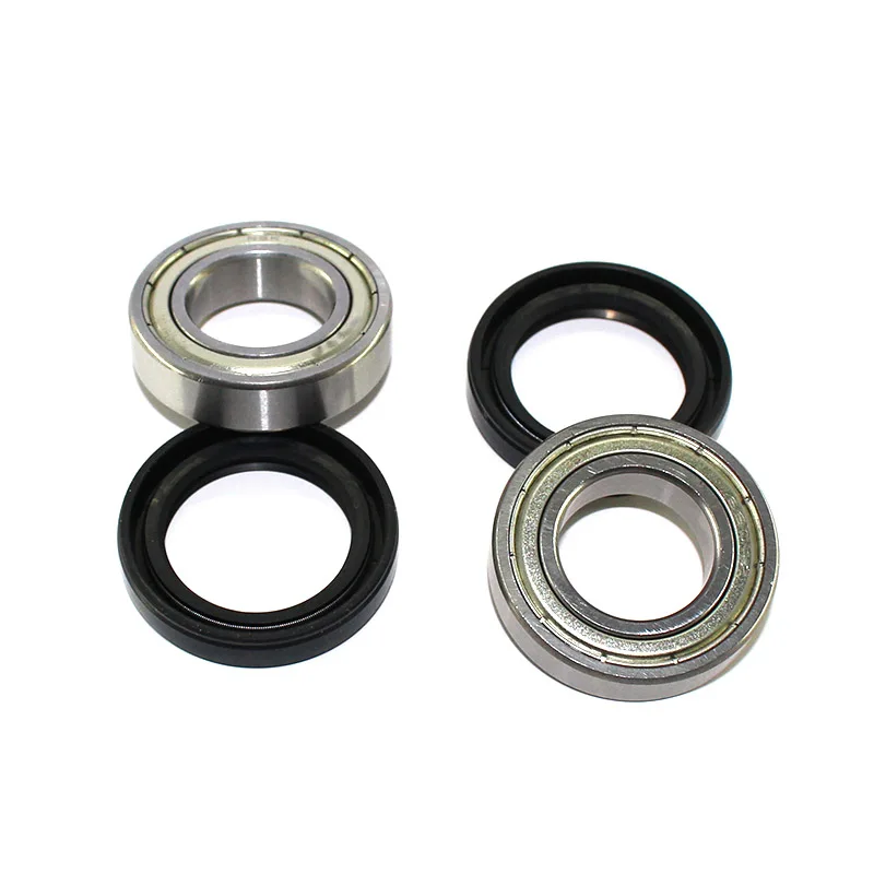 for KTM 400 EXC/MXC Racing 4-Stroke KTM 400/520 SX Racing 4-Stroke Motorcycle front wheel hub oil seal bearing set