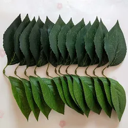 Artificial Hydrangea peony rose Leaf Silk Green Leaf Craft Buttonhole Wedding Decor Green Leaf Home Party Decoration Mayitr