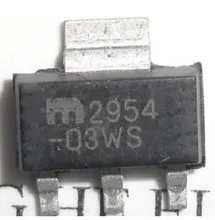 100pcs/lot   MIC2954-02WS  5V .25A SOT223