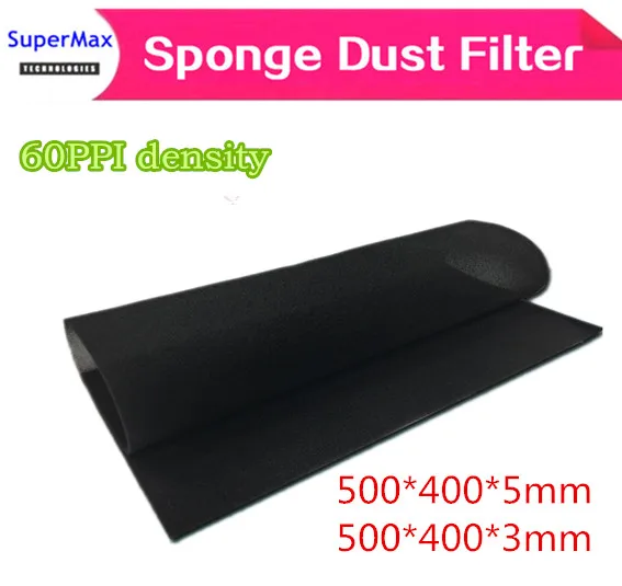 60ppi computer chassis cabinet dust filter sponge dust cotton filter 500*400*5mm