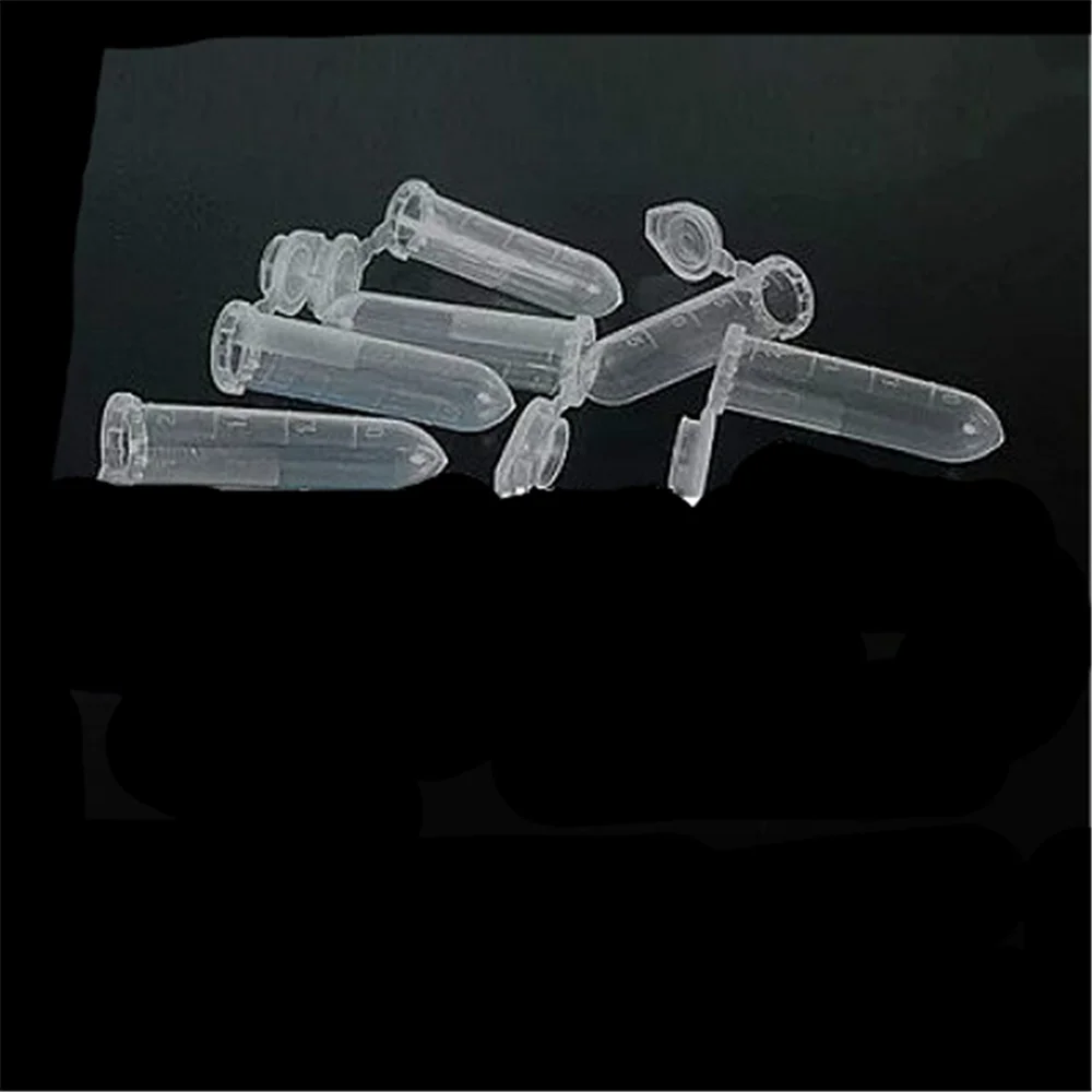 300pcs 5ml Sample Preparation Round Bottom Micro Centrifuge Tubes