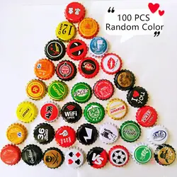 Decoration Beer Bottle caps Metal tin Craft cocktail caps beverage caps artwork caps Ornaments pattern beer caps Collection love