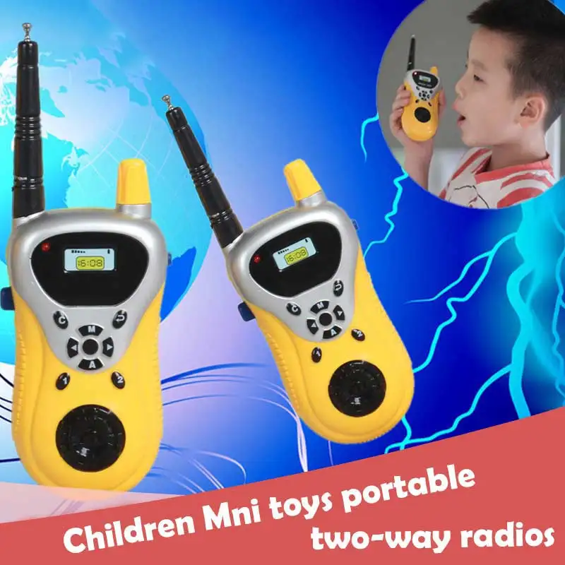 3 styles Children outdoors wireless Walkie Talkie toy Radio UHF Two Way Walkie Talki parent-child interaction for children gifts